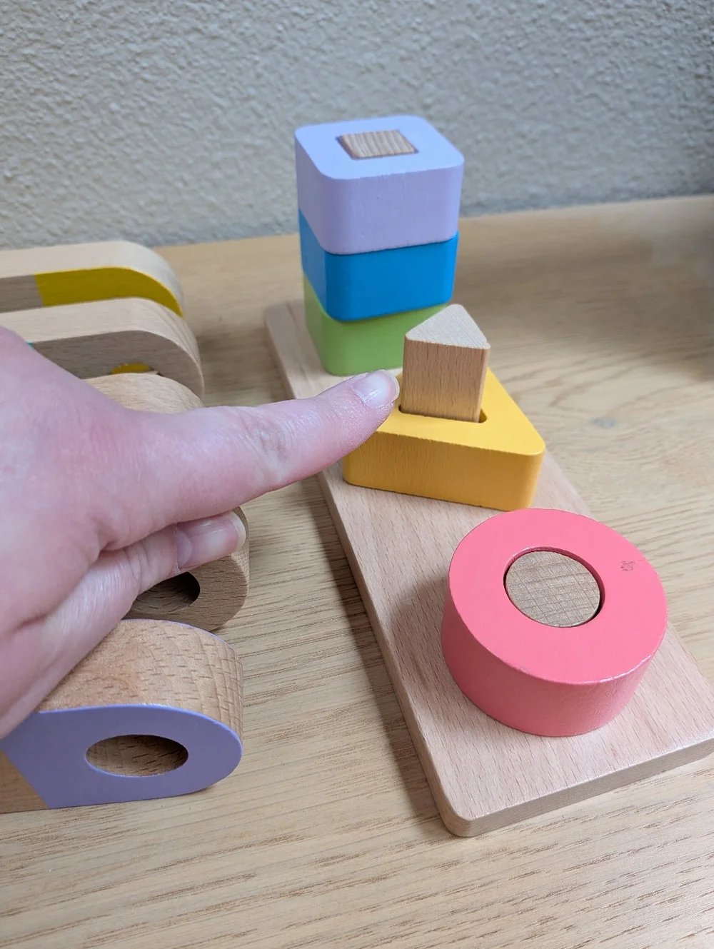 Kiwico Battat Colorful Wooden Puzzles Baby Toddler Montessori Learning Toys